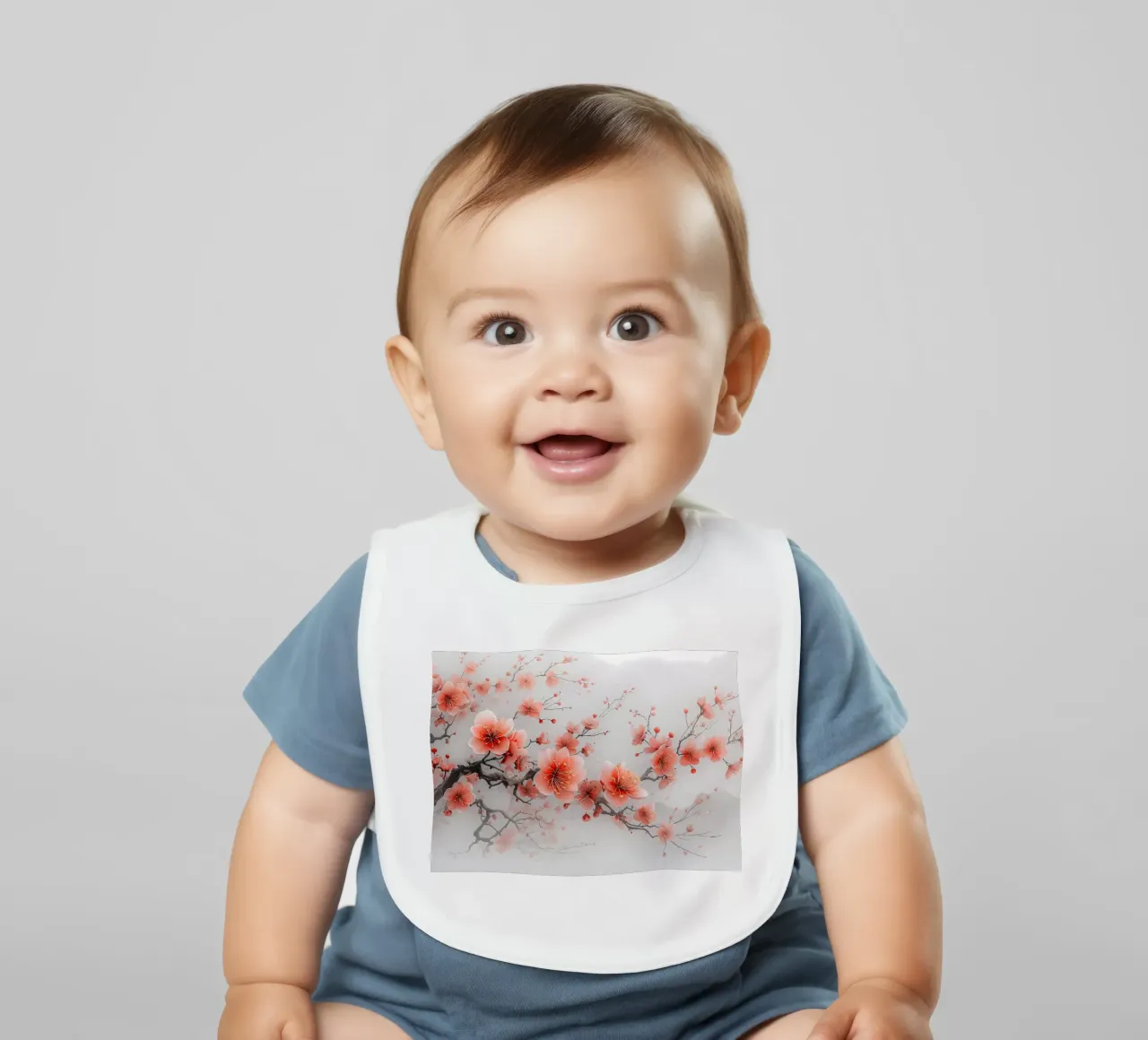 ciliegio in fiore in Giappone bavaglino da Rebecca Clark Wyrick