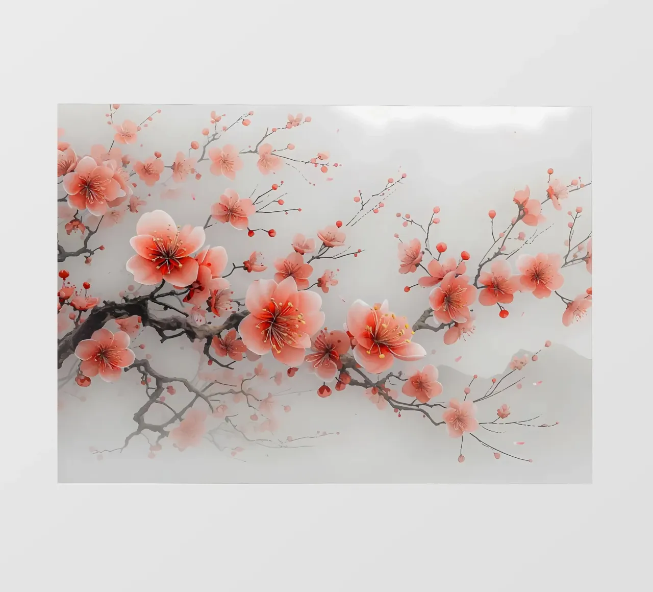 ciliegio in fiore in Giappone pellicola backlit da Rebecca Clark Wyrick