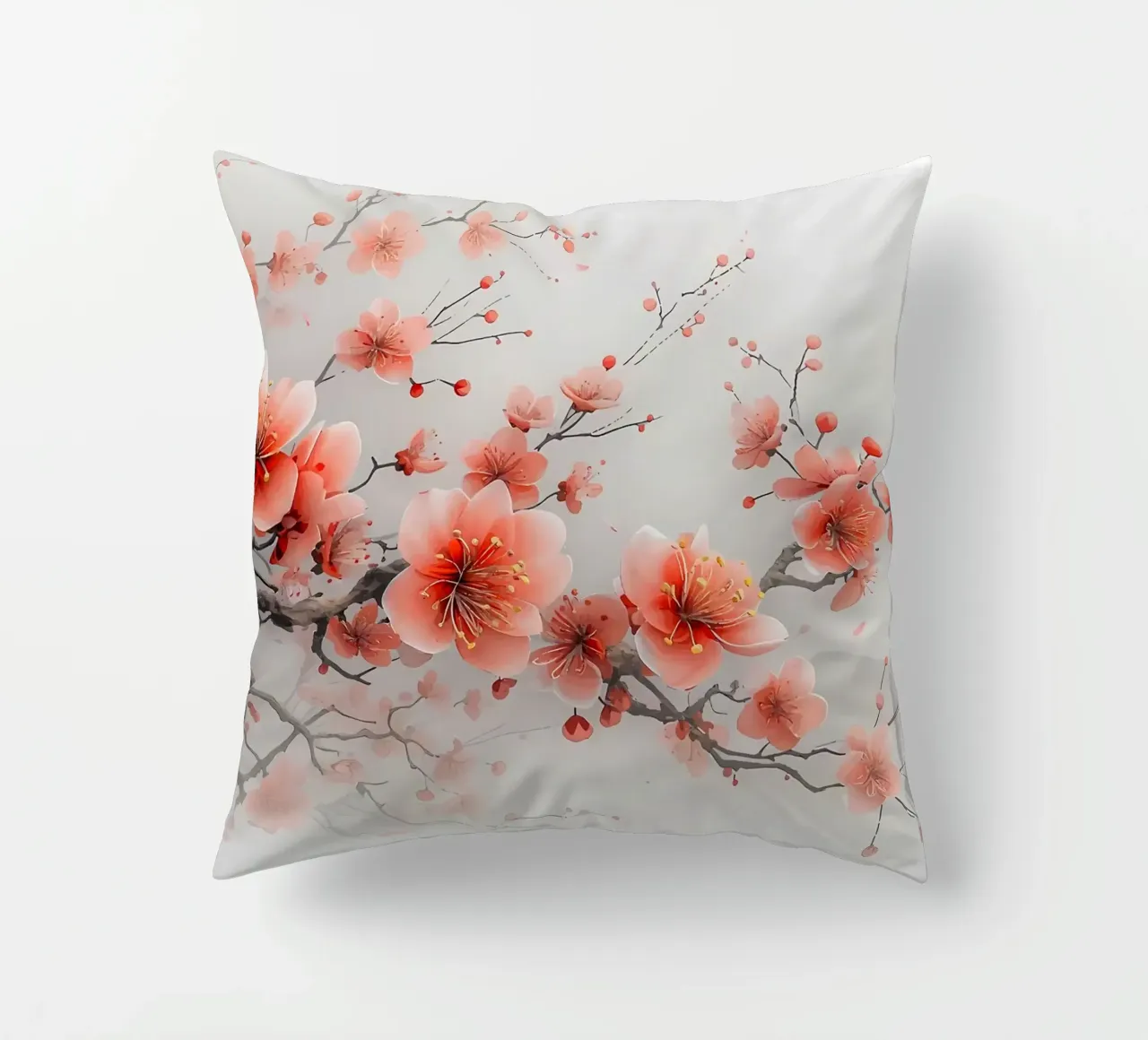 ciliegio in fiore in Giappone cuscino da Rebecca Clark Wyrick