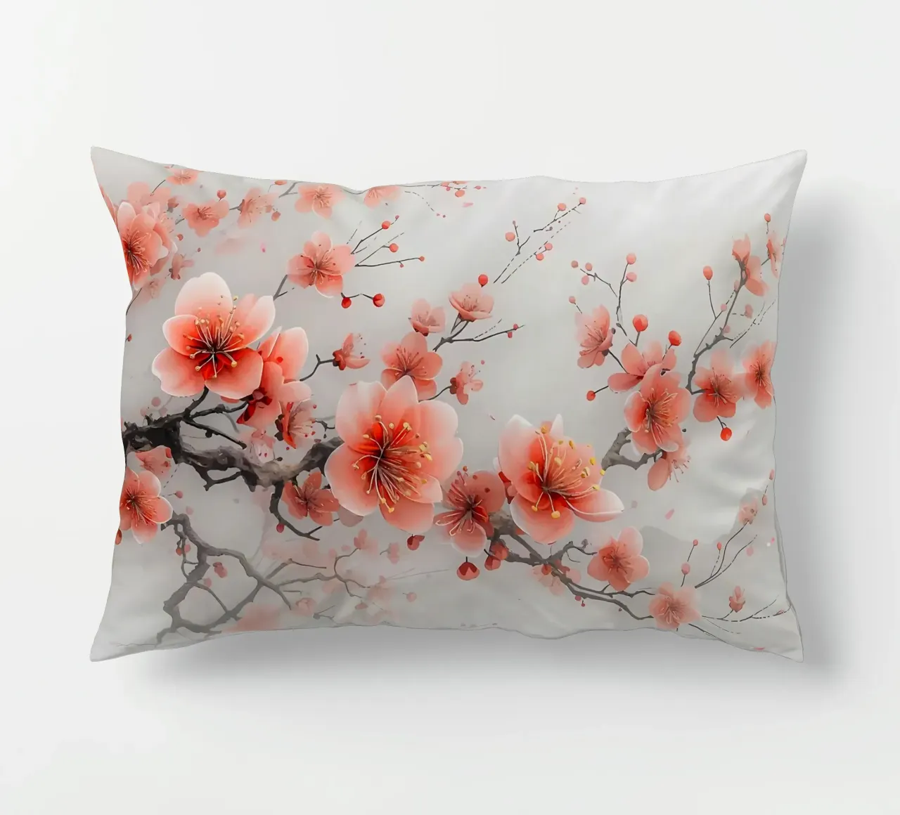 ciliegio in fiore in Giappone cuscino da Rebecca Clark Wyrick