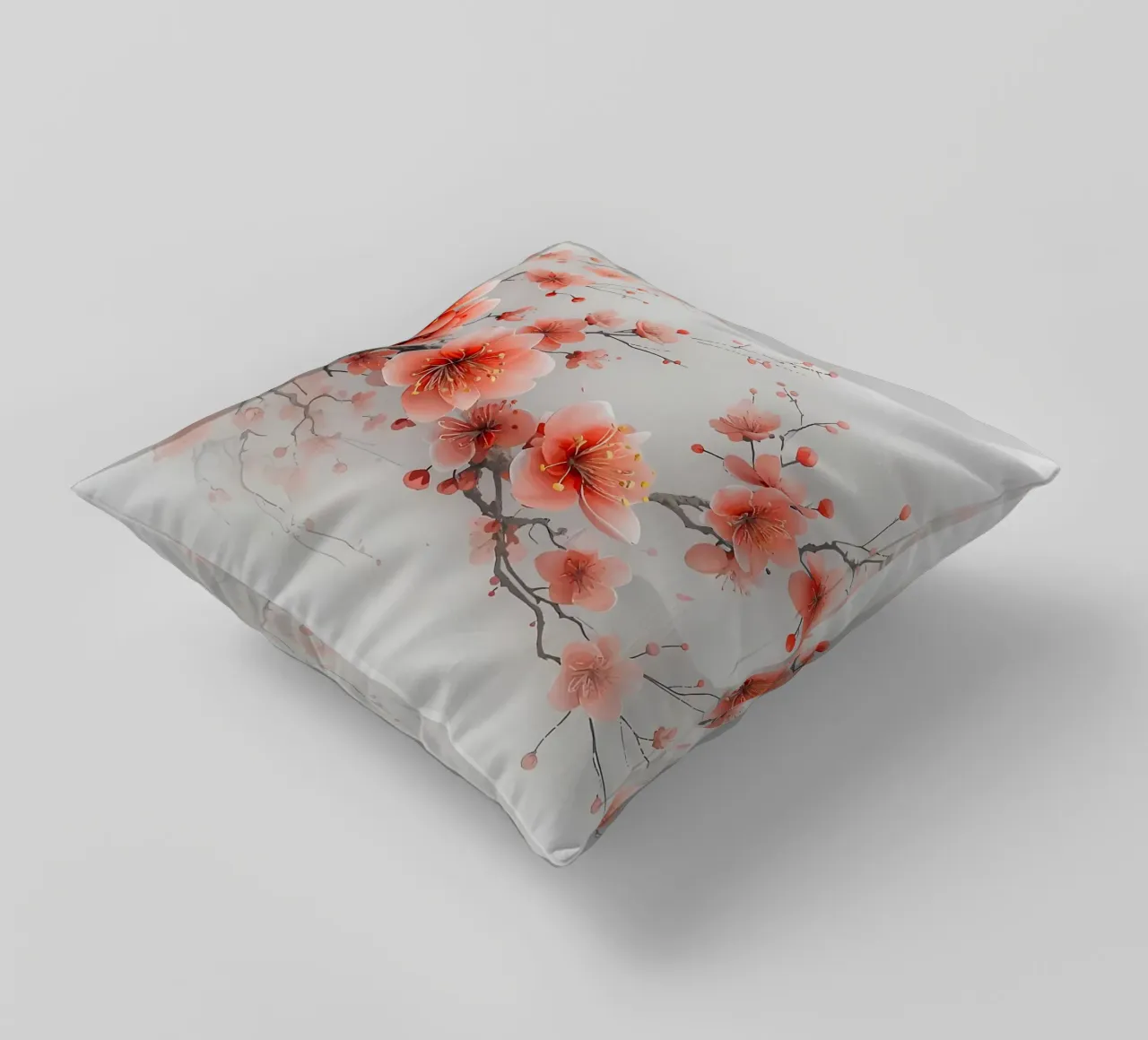 ciliegio in fiore in Giappone cuscino da Rebecca Clark Wyrick