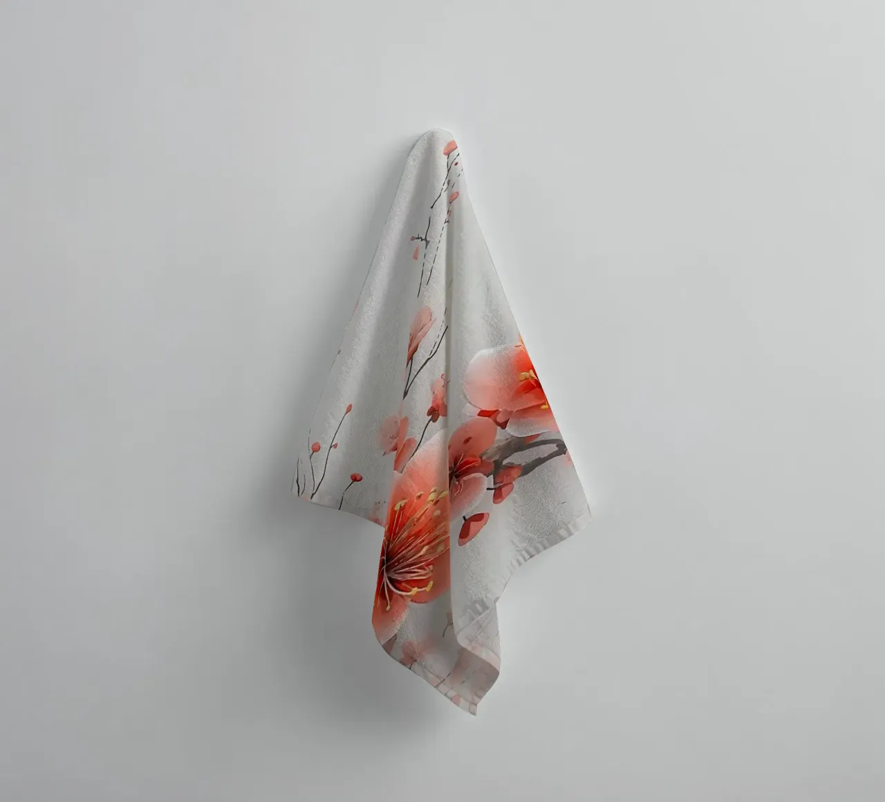 ciliegio in fiore in Giappone asciugamano da bagno da Rebecca Clark Wyrick