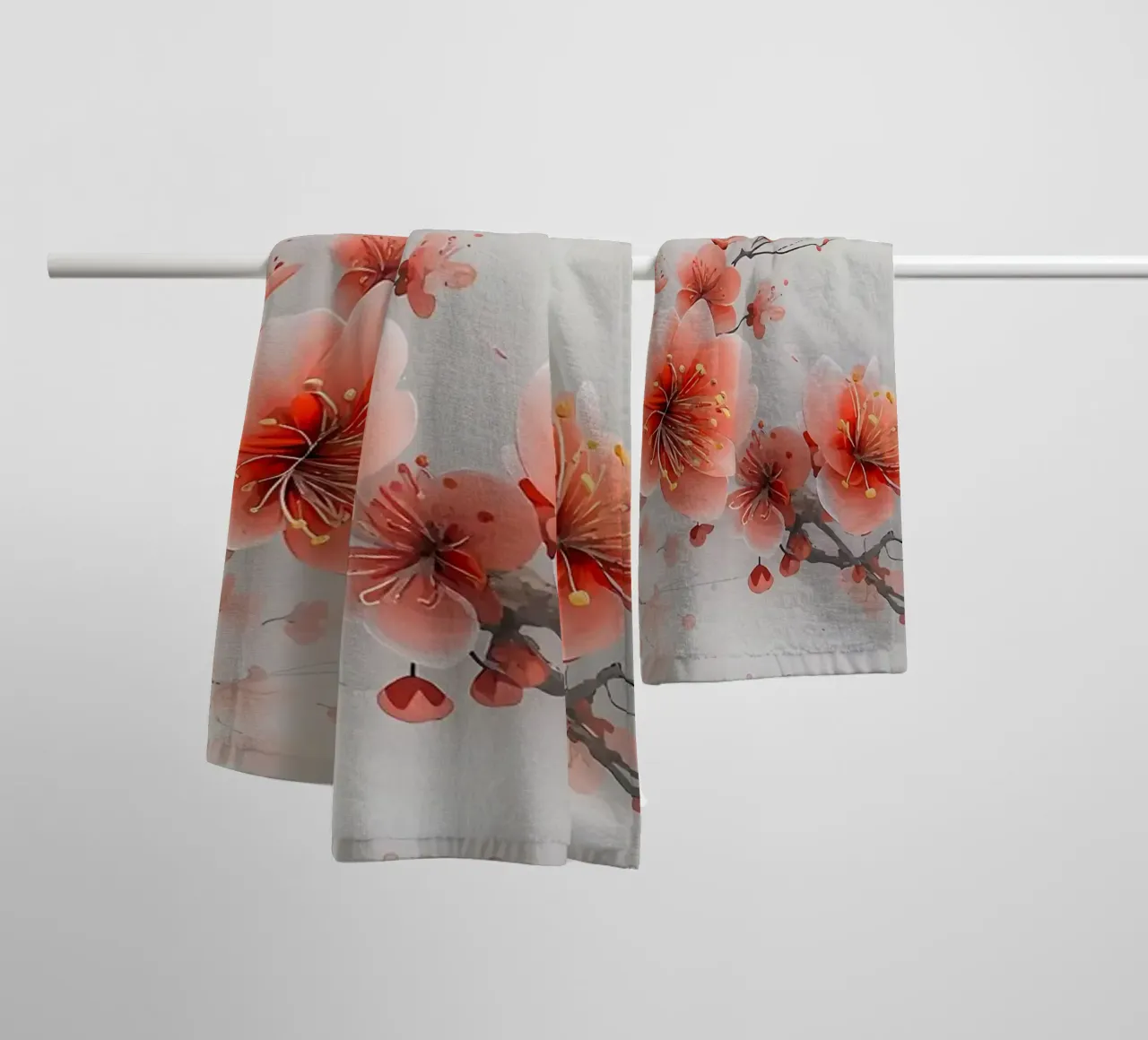 ciliegio in fiore in Giappone asciugamano da bagno da Rebecca Clark Wyrick
