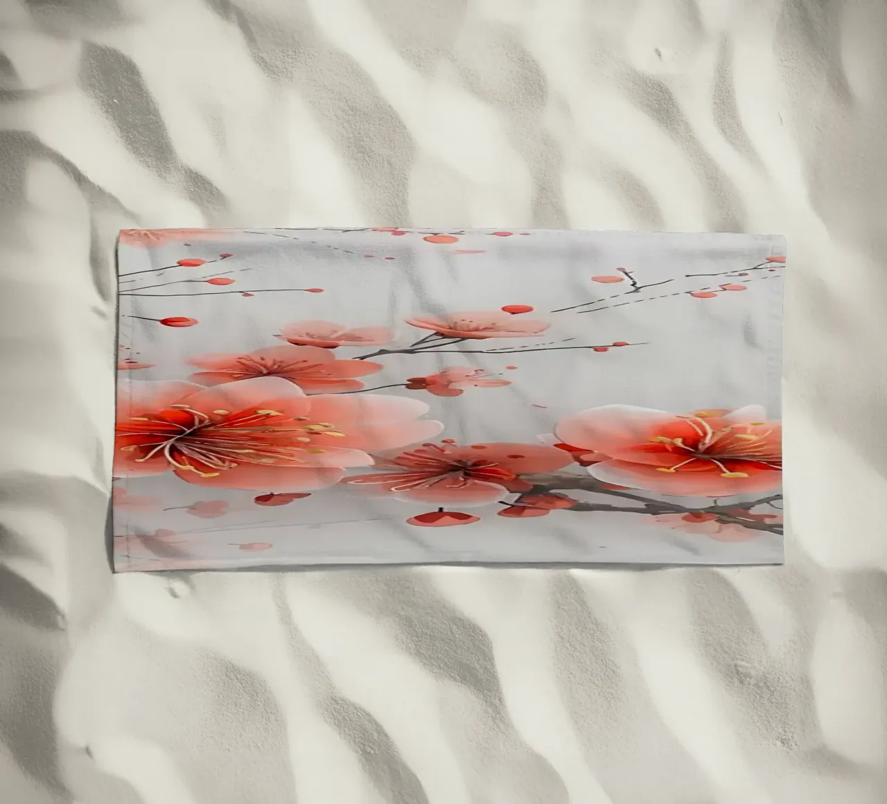 ciliegio in fiore in Giappone telo mare da Rebecca Clark Wyrick