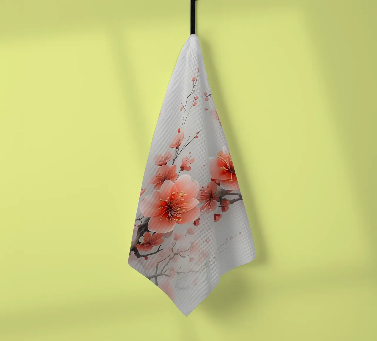 ciliegio in fiore in Giappone canovaccio da cucina da Rebecca Clark Wyrick