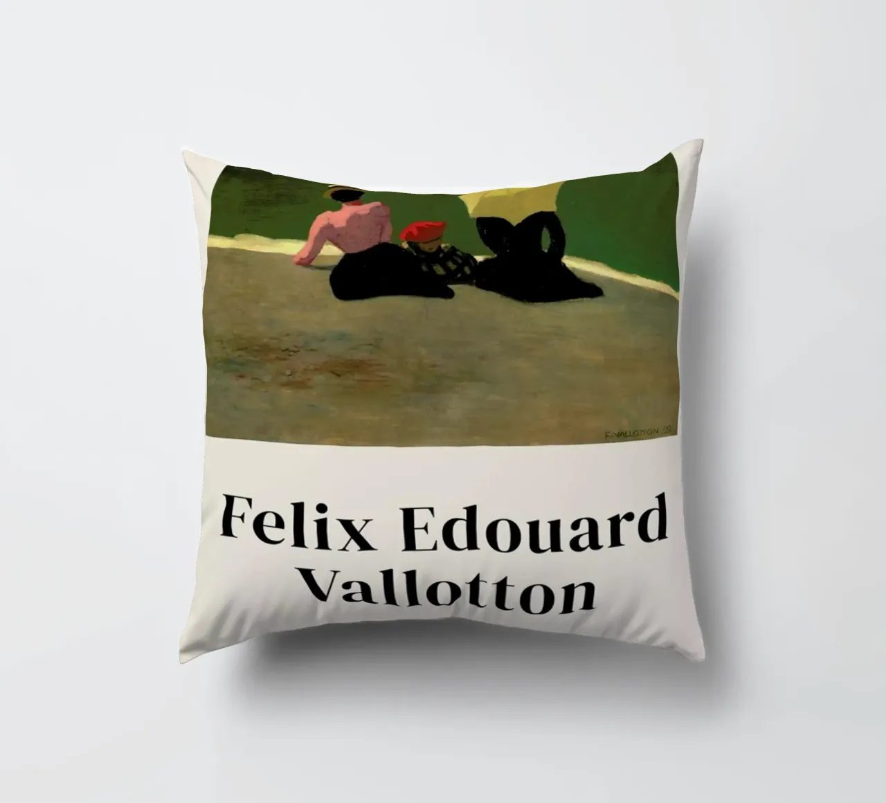 Vallotton - On the Beach cuscino da ARTOTHEK