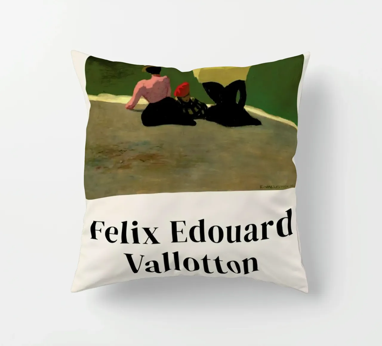 Vallotton - On the Beach cuscino da ARTOTHEK