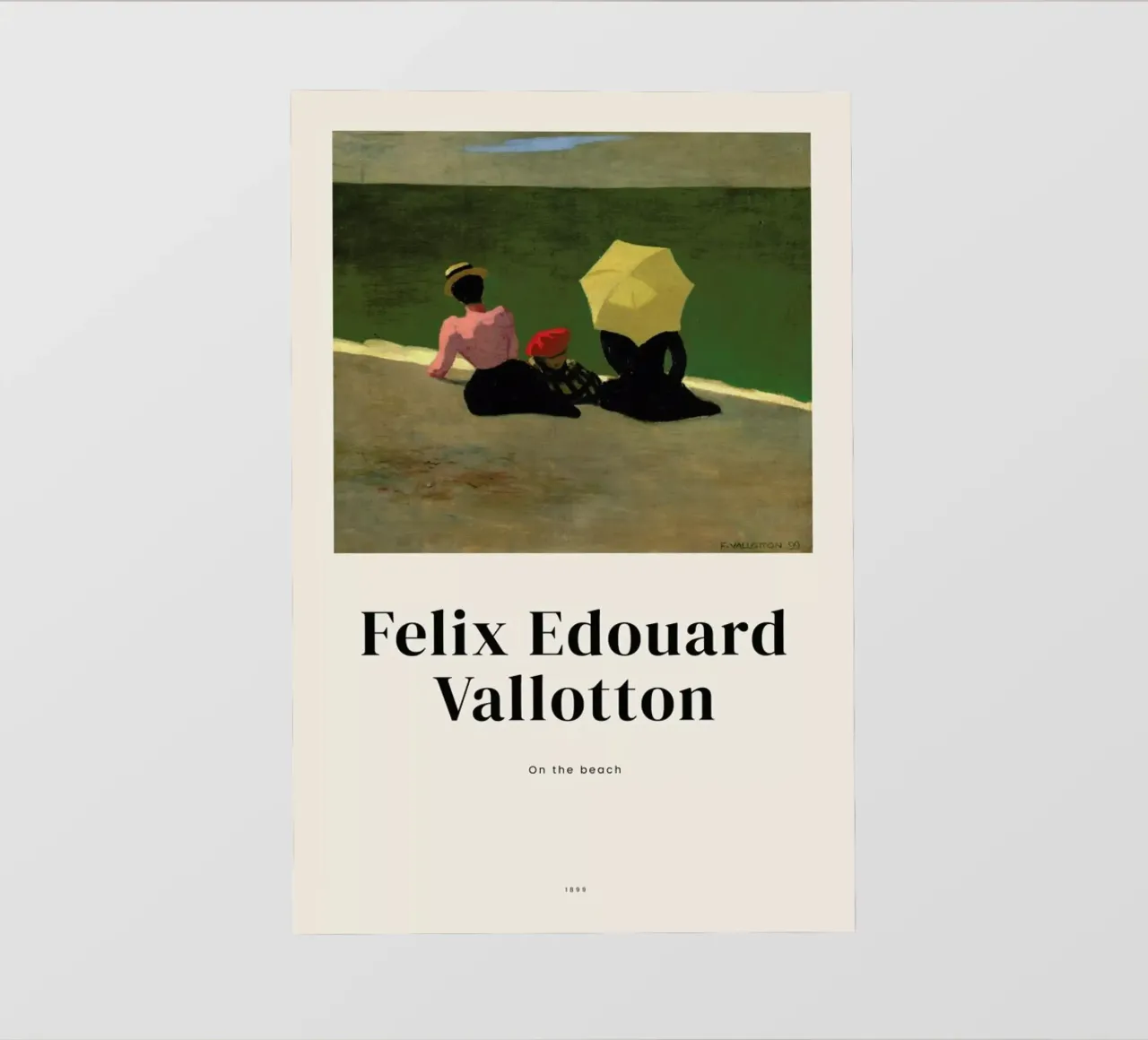 Vallotton - On the Beach telo in pvc da ARTOTHEK