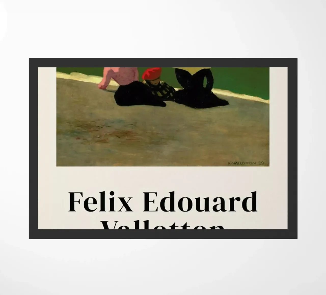 Vallotton - On the Beach zerbino da ARTOTHEK