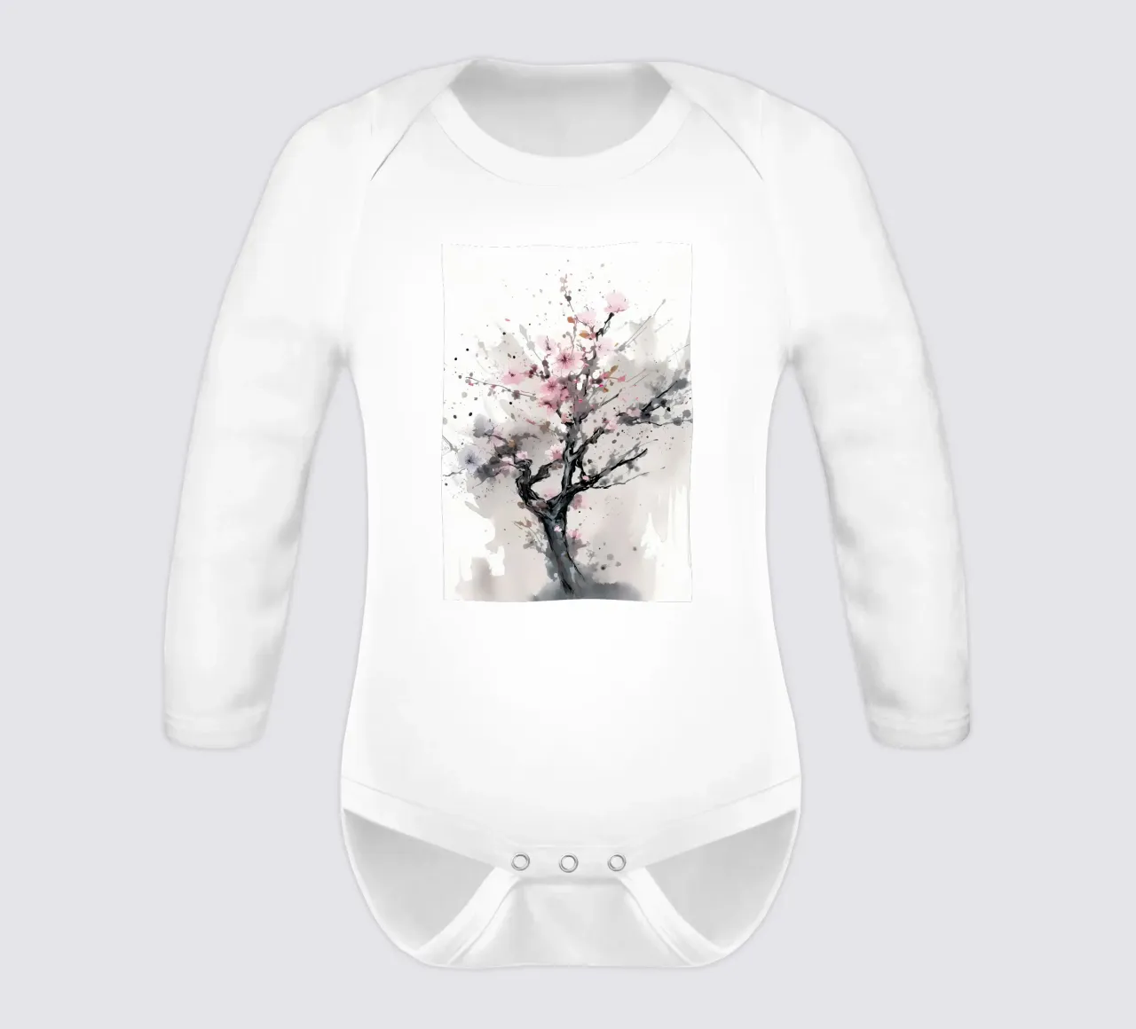 Ewiger Frühling Langarm Babybody von Rebecca Clark Wyrick