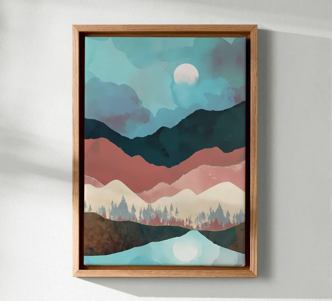 Fall Transition canvas by Albert S Jacob