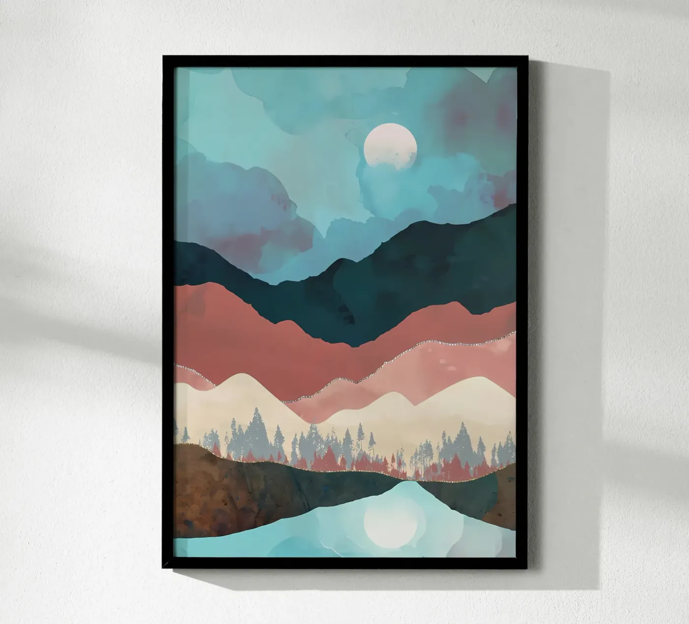 Herbstübergang Poster von Albert S Jacob