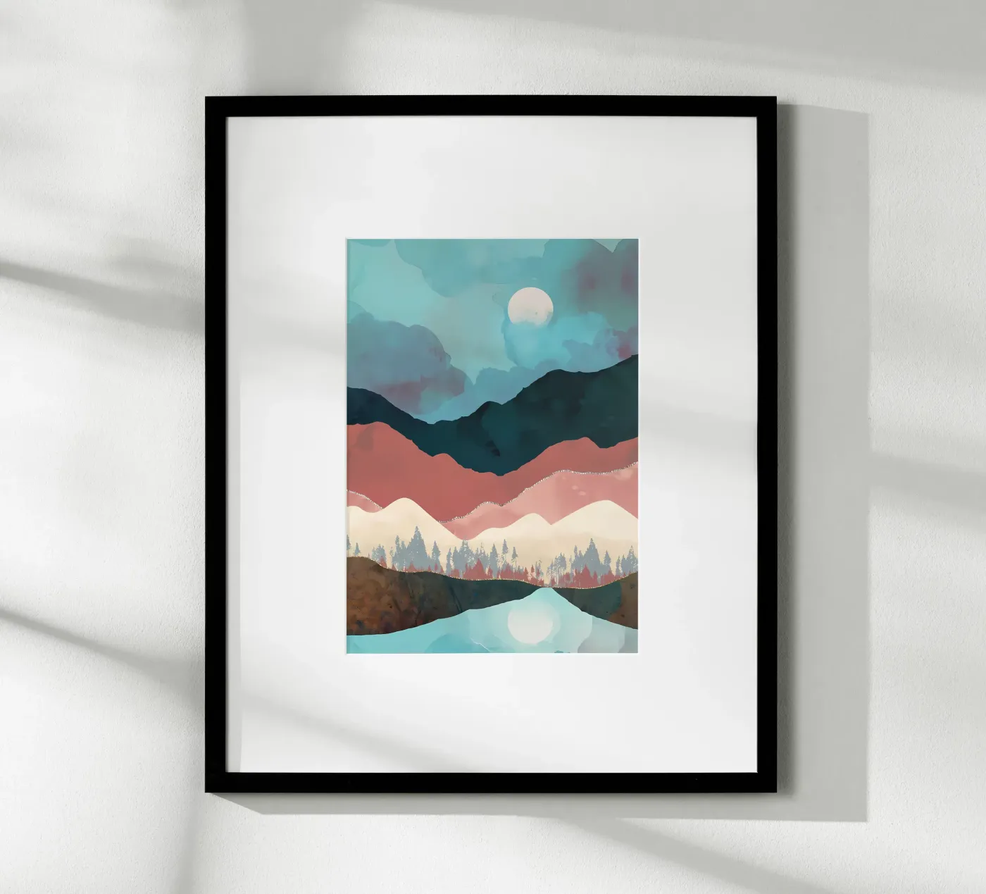 Herbstübergang Poster von Albert S Jacob