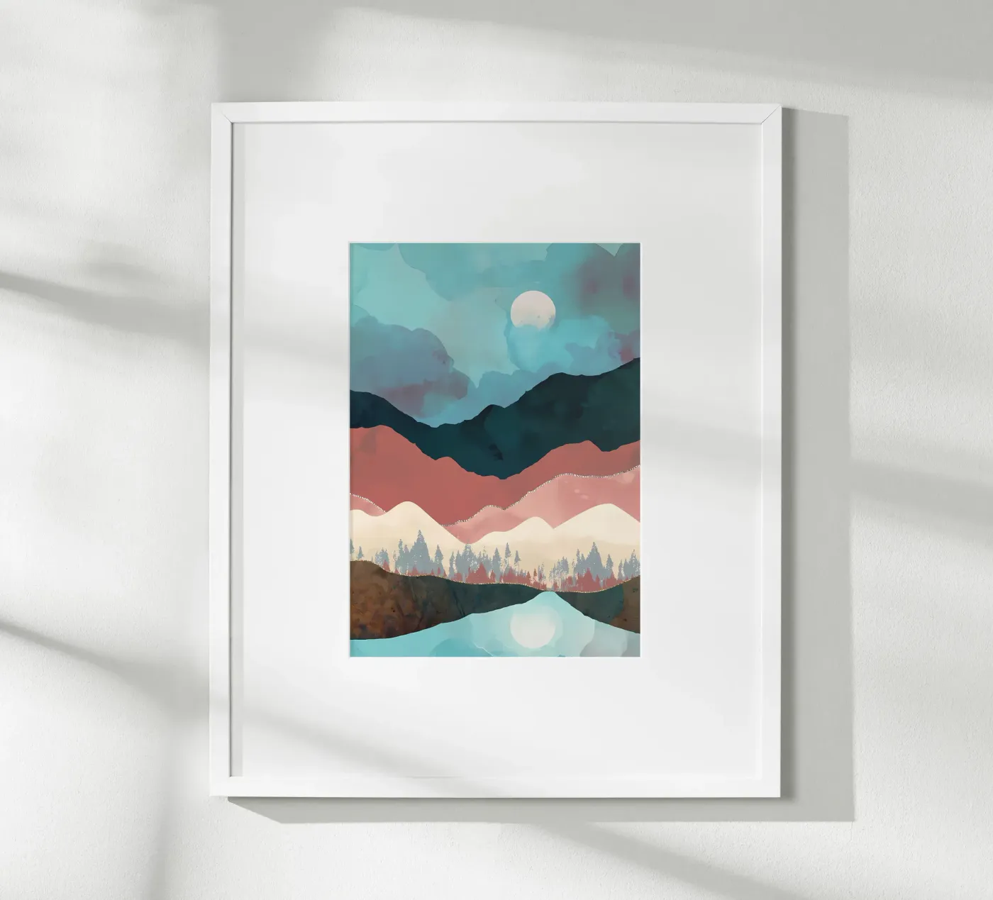 Herbstübergang Poster von Albert S Jacob