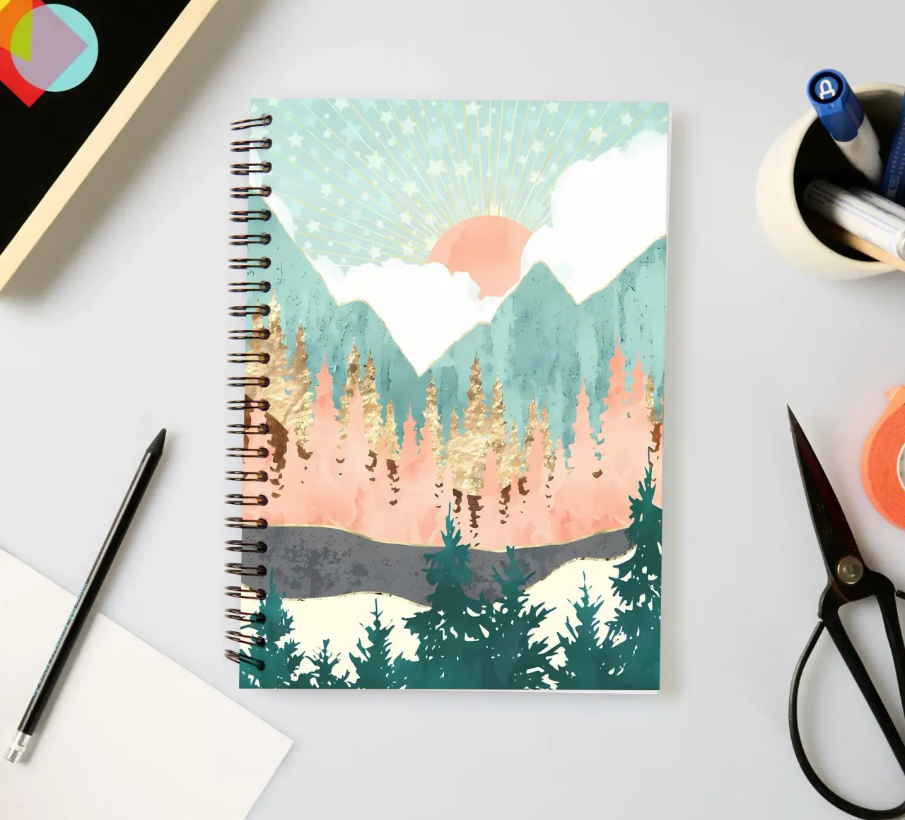 Fall Transition spiral notebook by Albert S Jacob