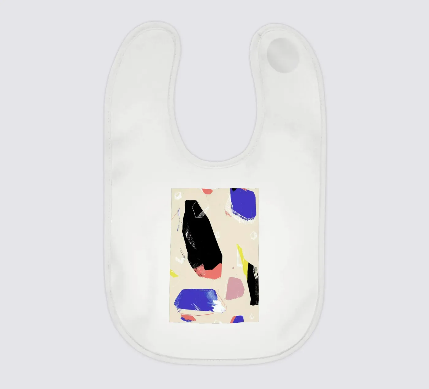 Gems baby bib by Jilli Darling Art