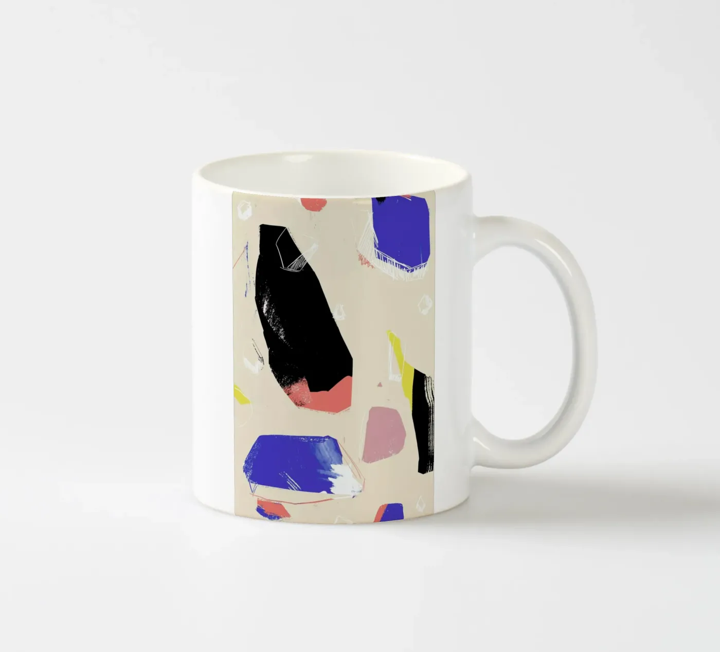 Gems ceramic mug by Jilli Darling Art