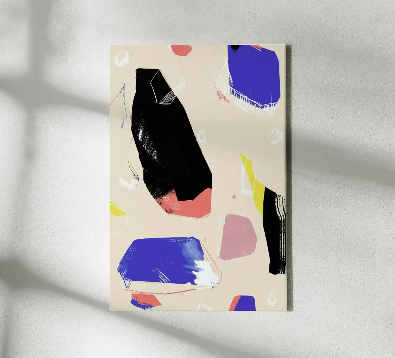 Gems Leinwand mit Schattenfugenrahmen von Jilli Darling Art