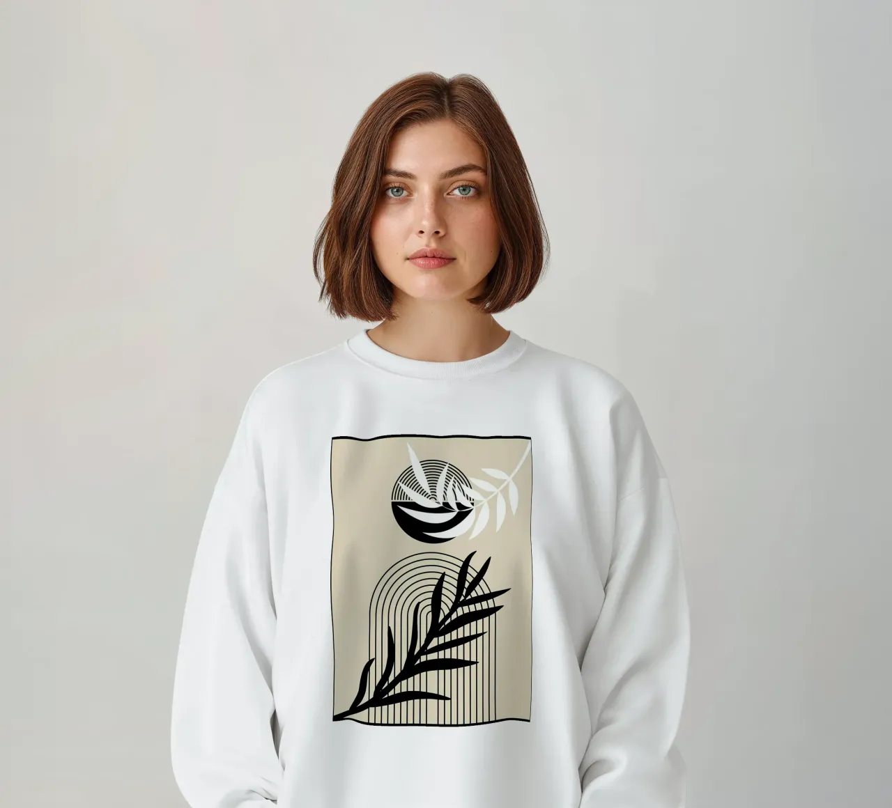 Arte botanica in bianco e nero felpa da James M Coyle