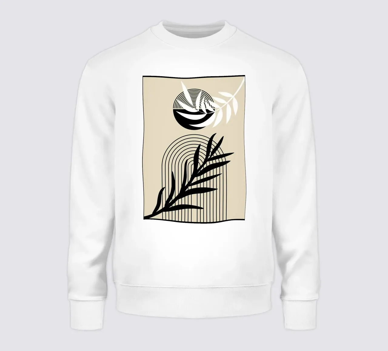 Arte botanica in bianco e nero felpa da James M Coyle