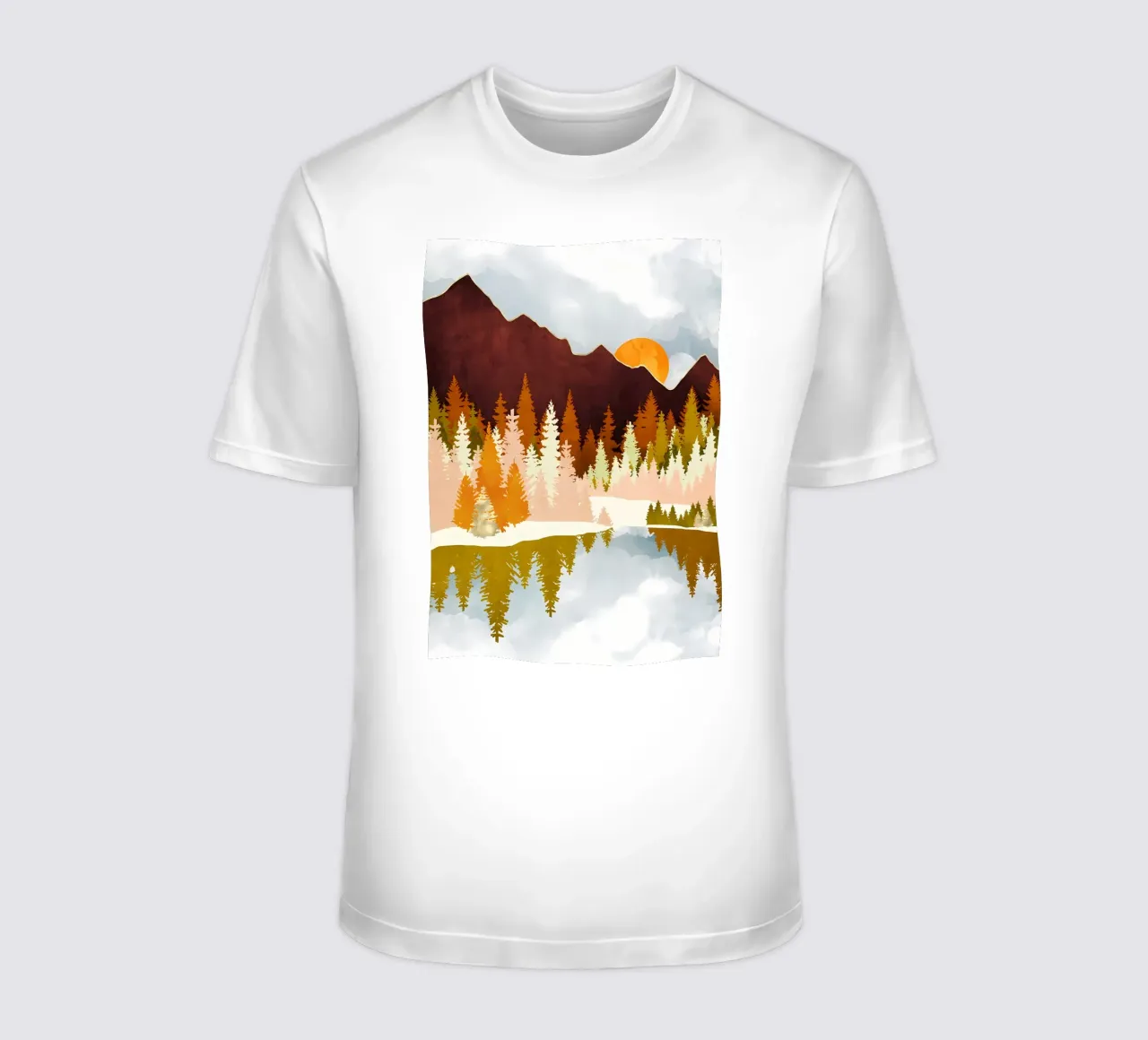 Winter Forest Vista t-shirt by Albert S Jacob