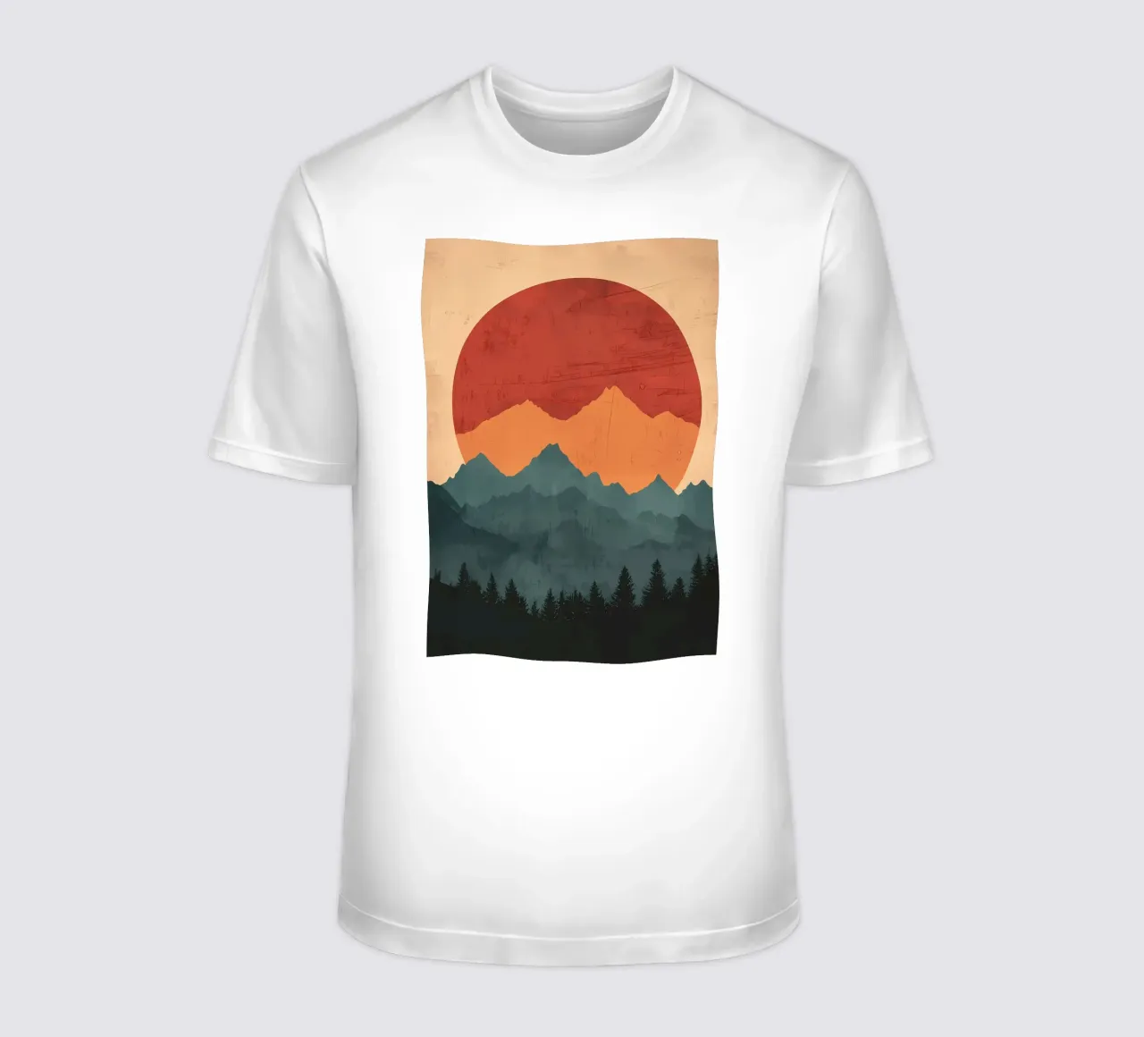 Lago d'inverno Foresta t-shirt da Albert S Jacob