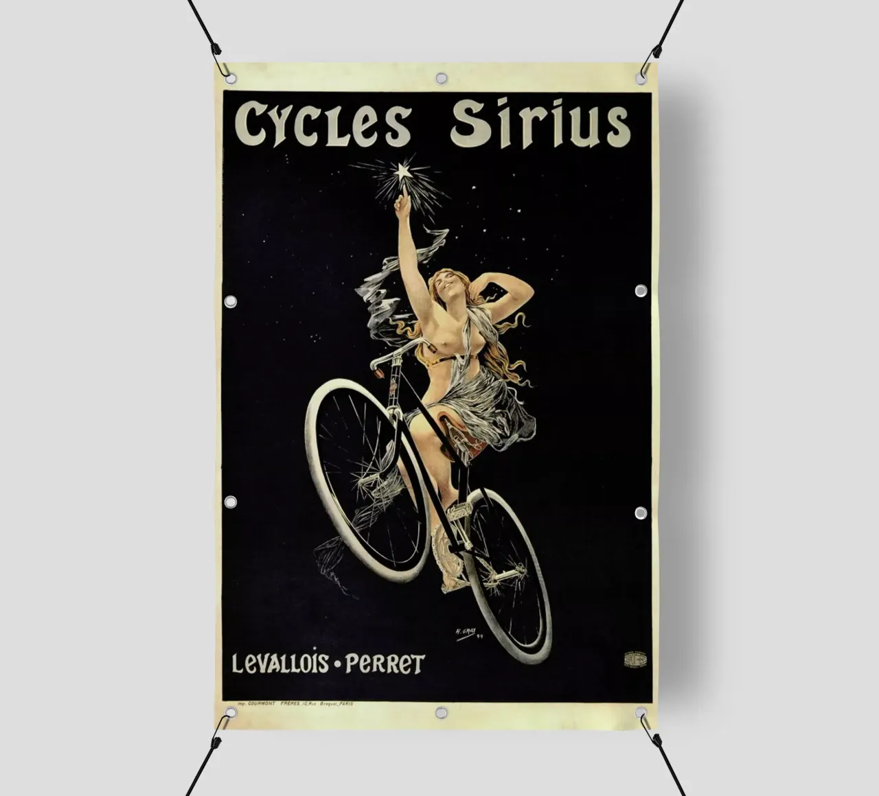 Gray (Boulanger) - Cycles Sirius telo in pvc da ARTOTHEK