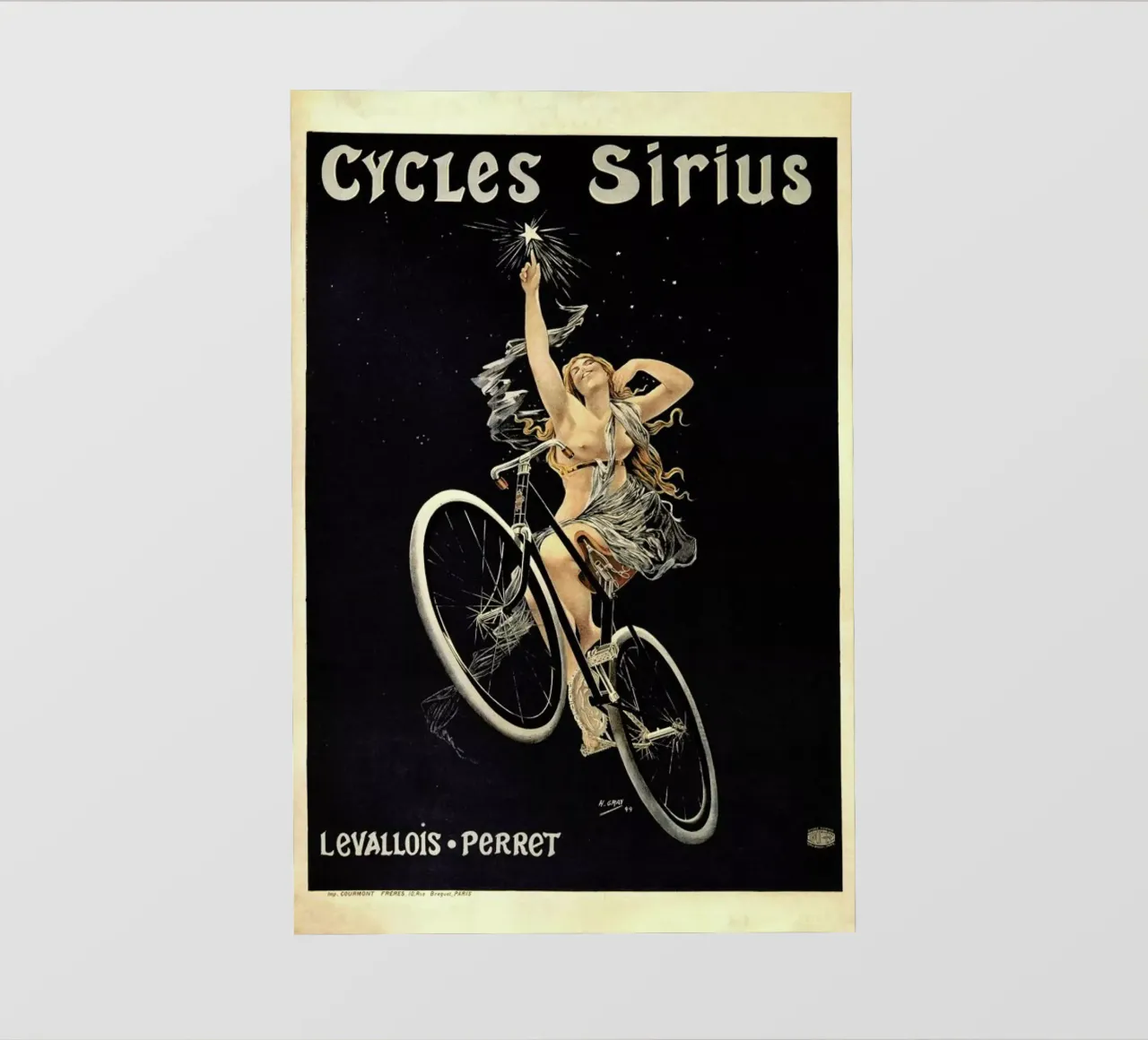 Gray (Boulanger) - Cycles Sirius telo in pvc da ARTOTHEK