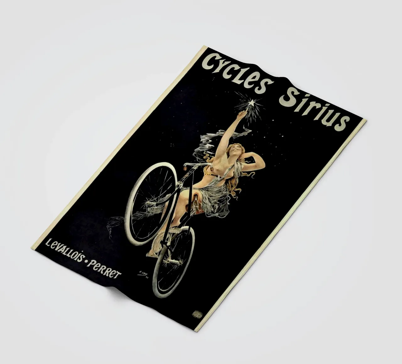 Gray (Boulanger) - Cycles Sirius fleece blanket by ARTOTHEK