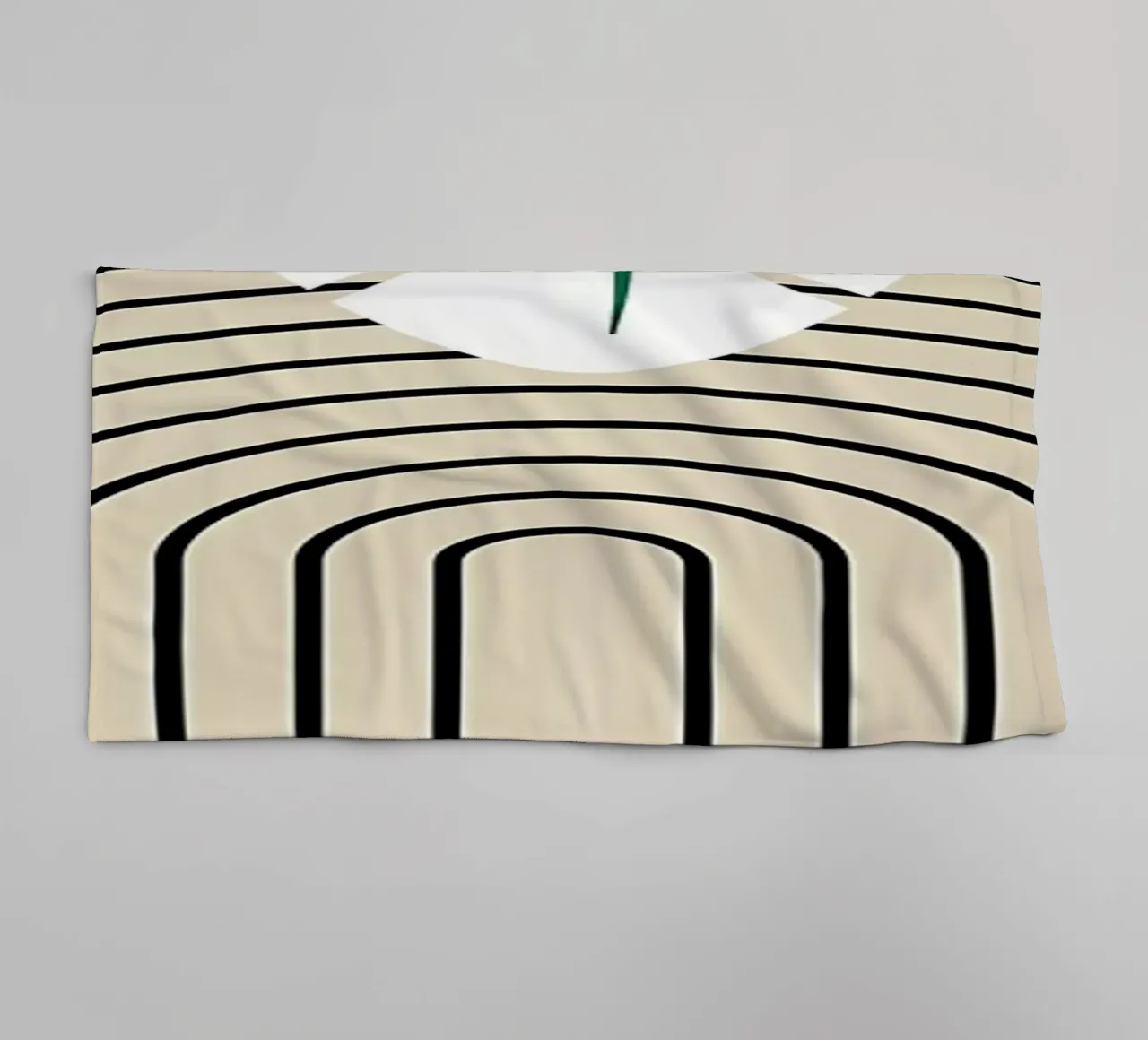 Abstract Tropical Art Print towel by James M Coyle