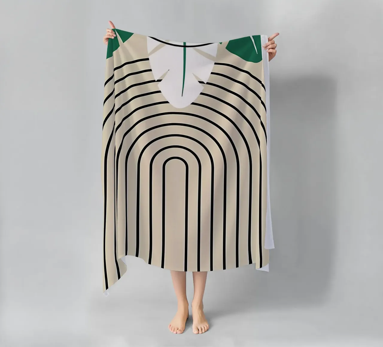 Abstract Tropical Art Print beach towel by James M Coyle