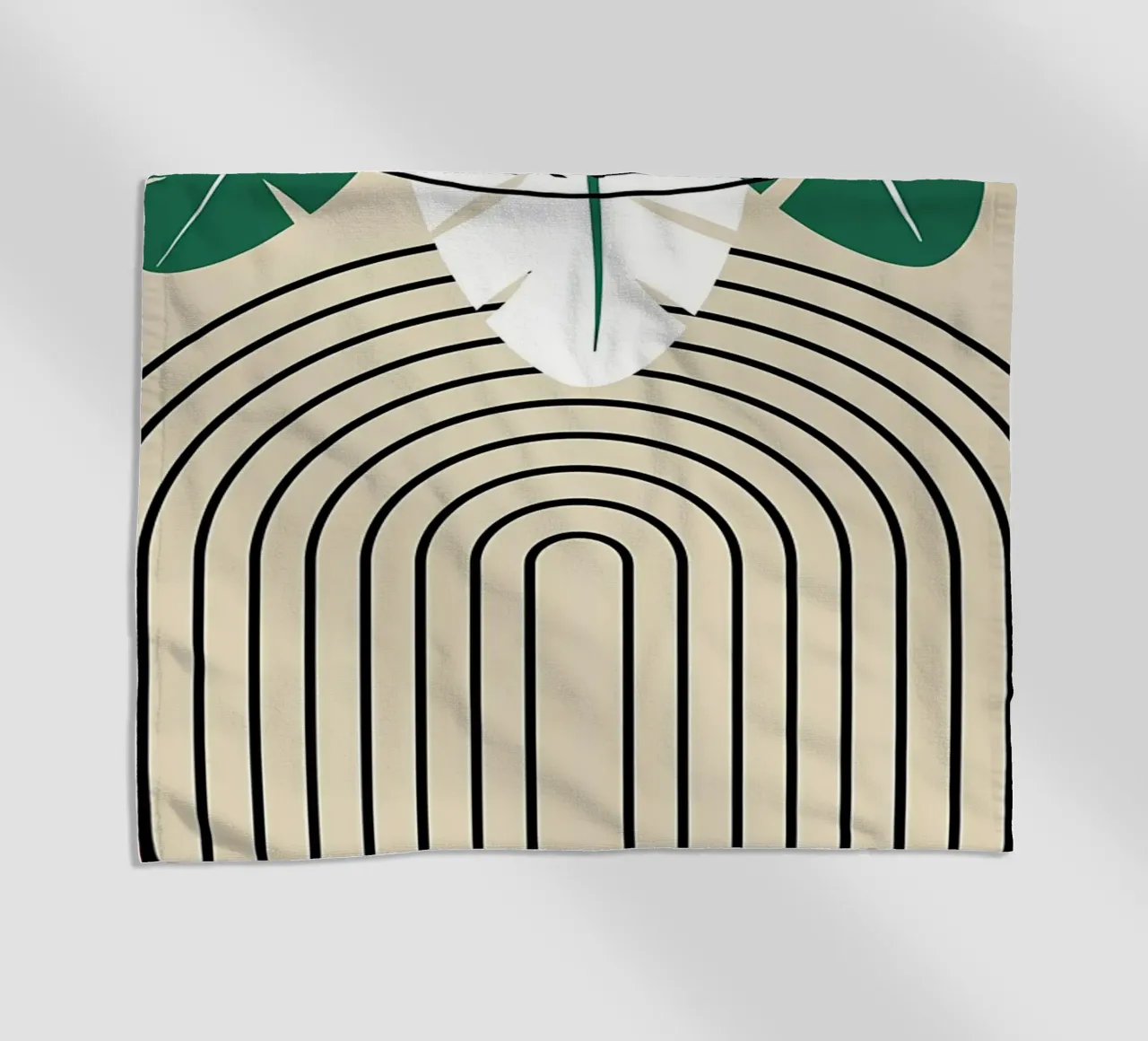 Abstract Tropical Art Print beach towel by James M Coyle