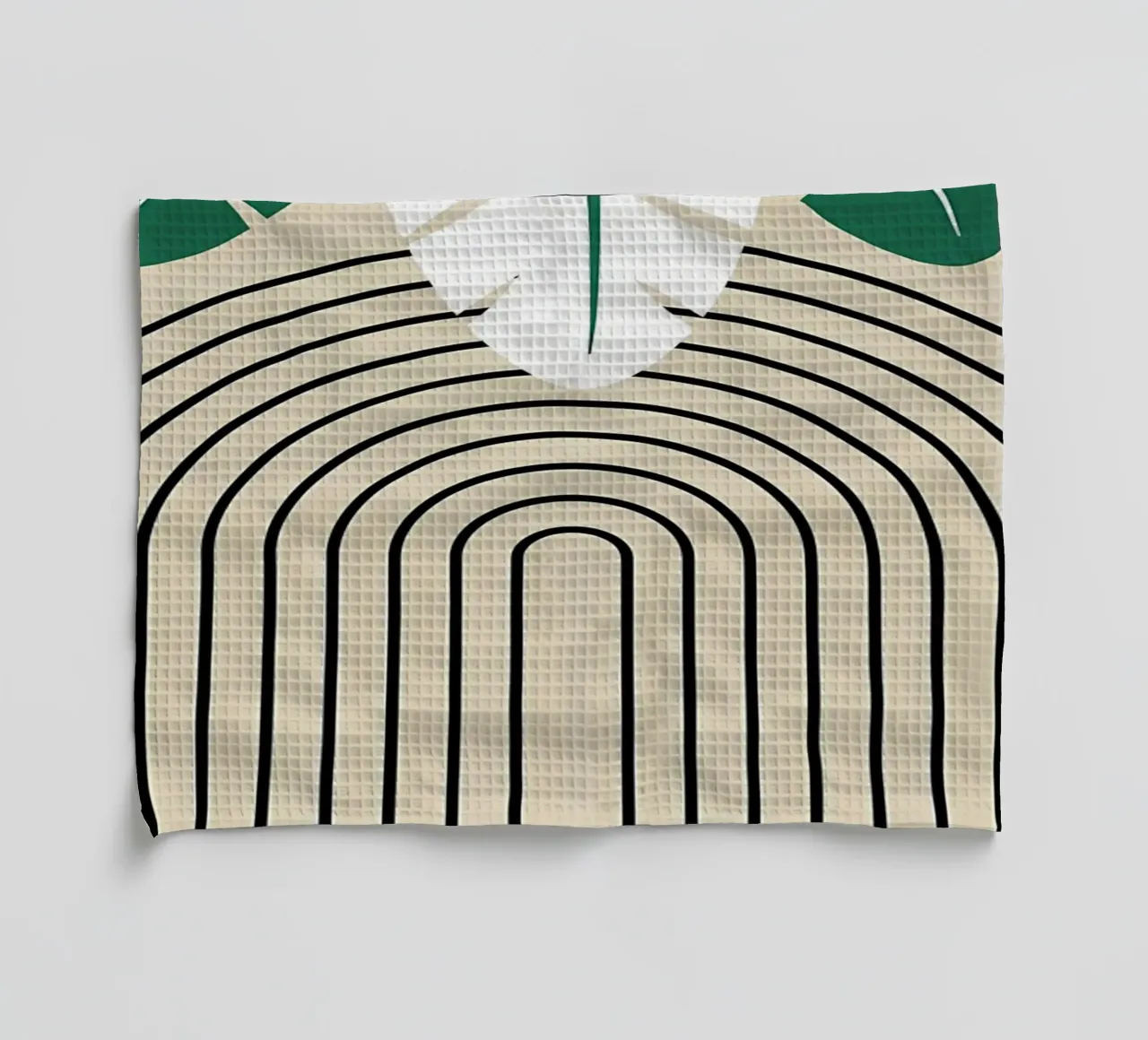 Abstracte tropische kunstdruk theedoek van James M Coyle