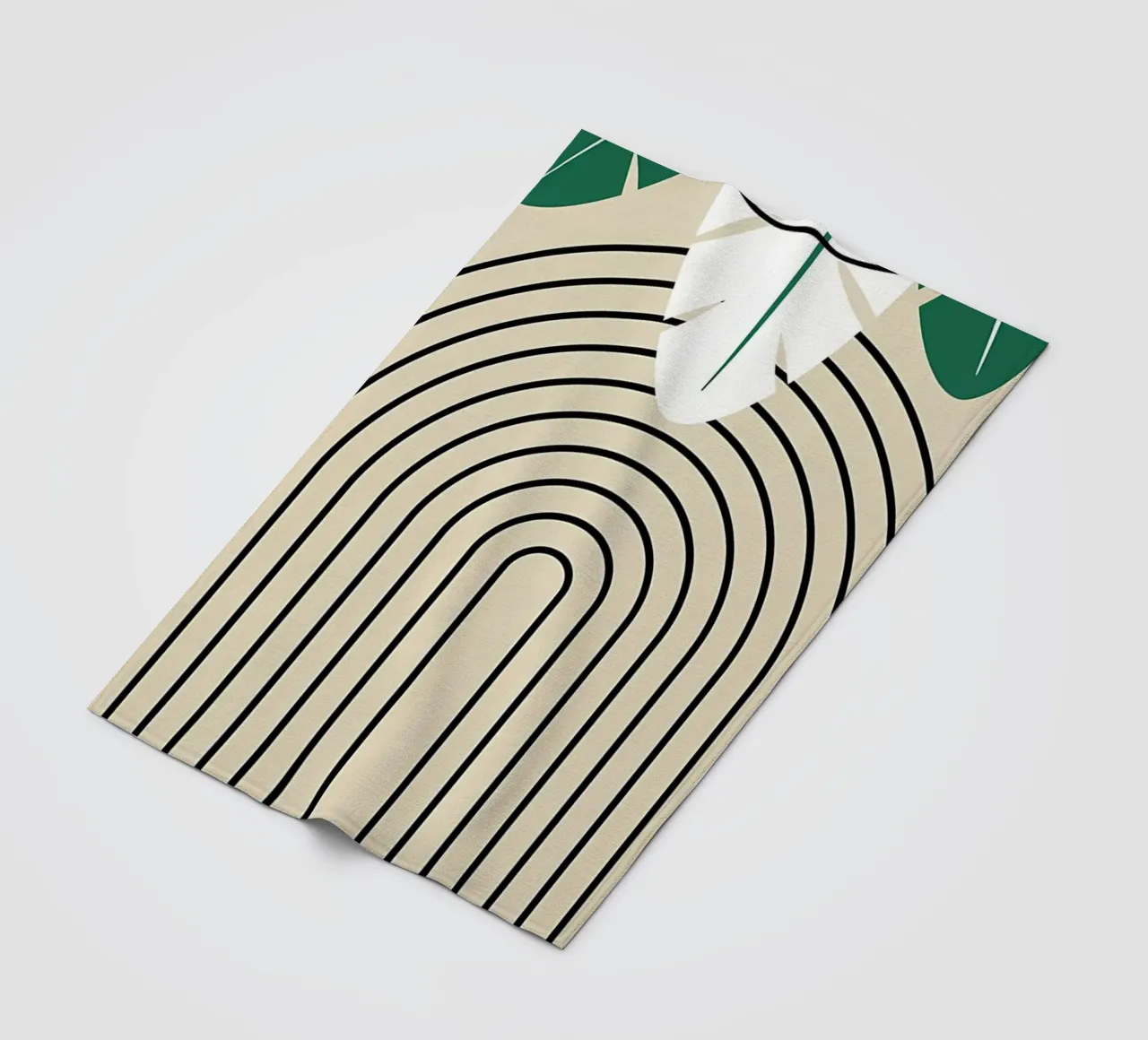 Abstrakter tropischer Kunstdruck Fleecedecke von James M Coyle
