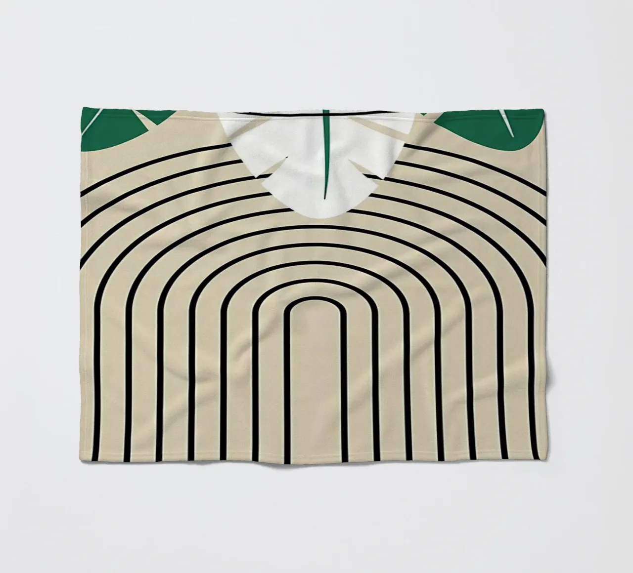 Abstrakter tropischer Kunstdruck Fleecedecke von James M Coyle