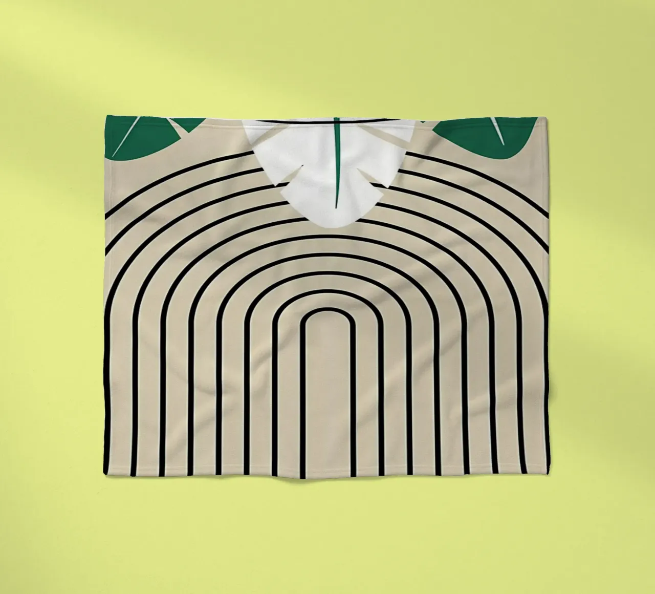 Abstrakter tropischer Kunstdruck Fleecedecke von James M Coyle