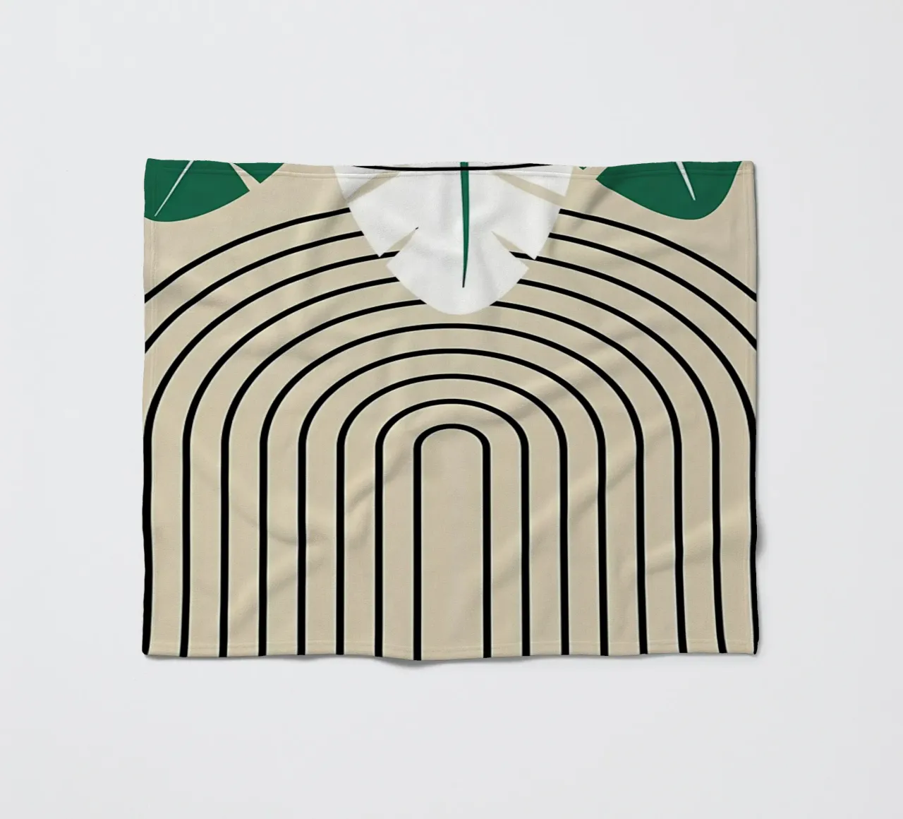 Abstrakter tropischer Kunstdruck Fleecedecke von James M Coyle