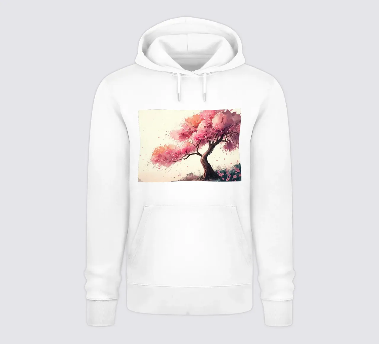 ciliegio in fiore in Giappone felpa con cappuccio da Rebecca Clark Wyrick