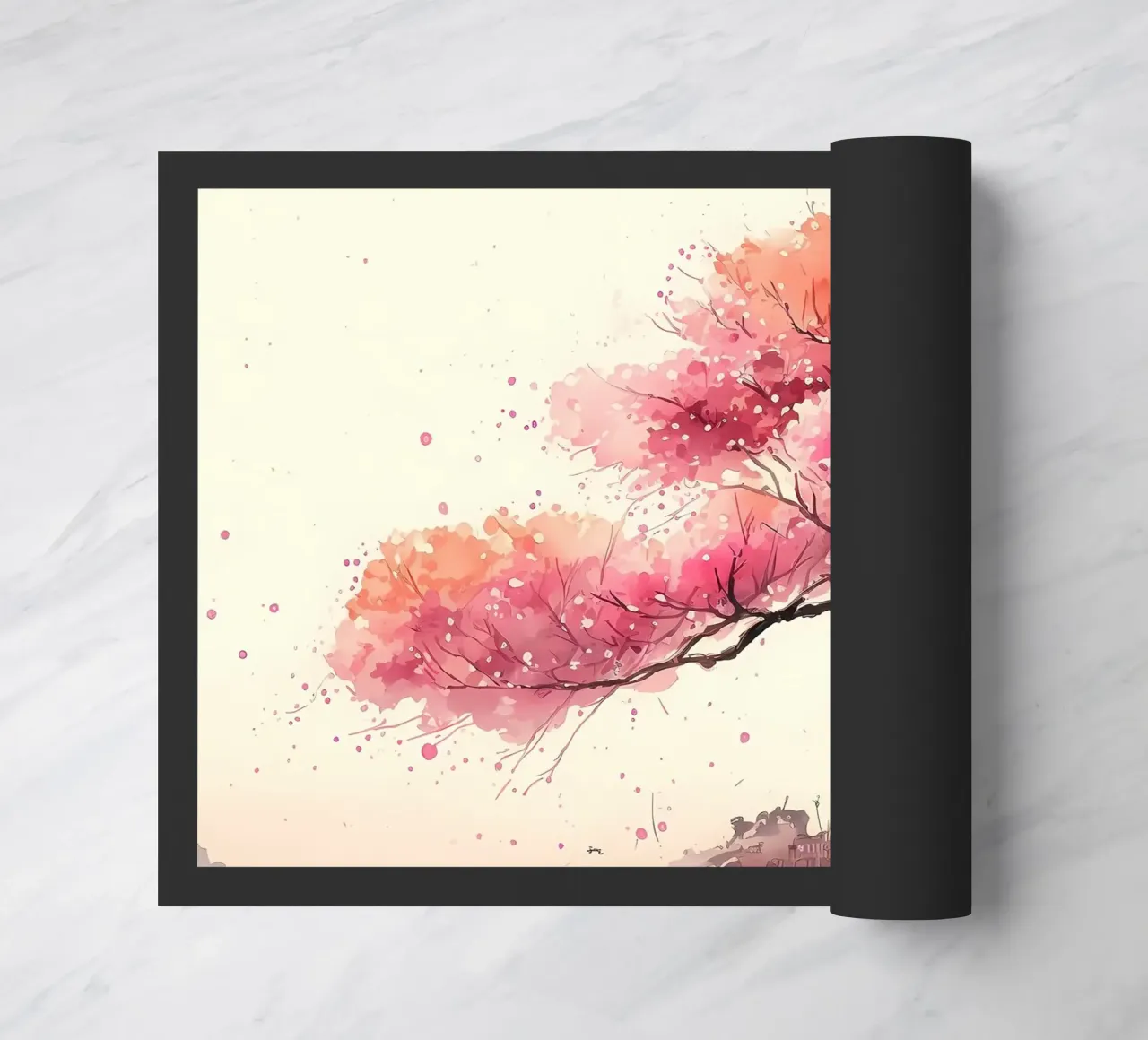 ciliegio in fiore in Giappone zerbino da Rebecca Clark Wyrick