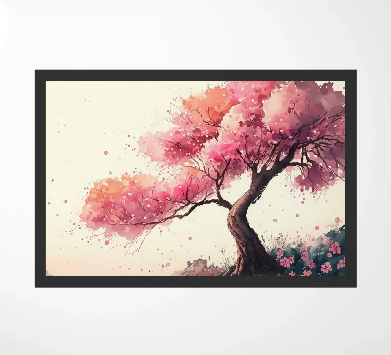 ciliegio in fiore in Giappone zerbino da Rebecca Clark Wyrick