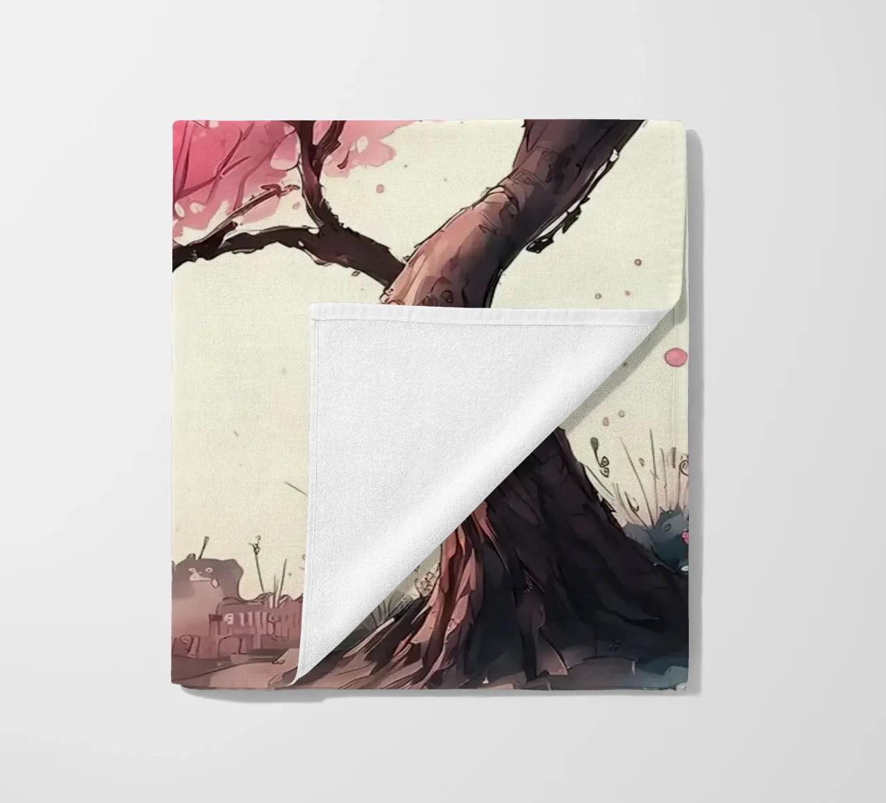 ciliegio in fiore in Giappone telo mare da Rebecca Clark Wyrick