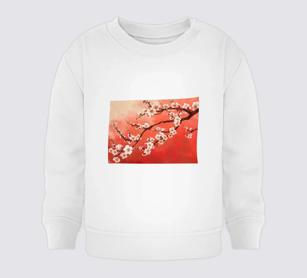 ciliegio in fiore in Giappone felpa neonato da Rebecca Clark Wyrick