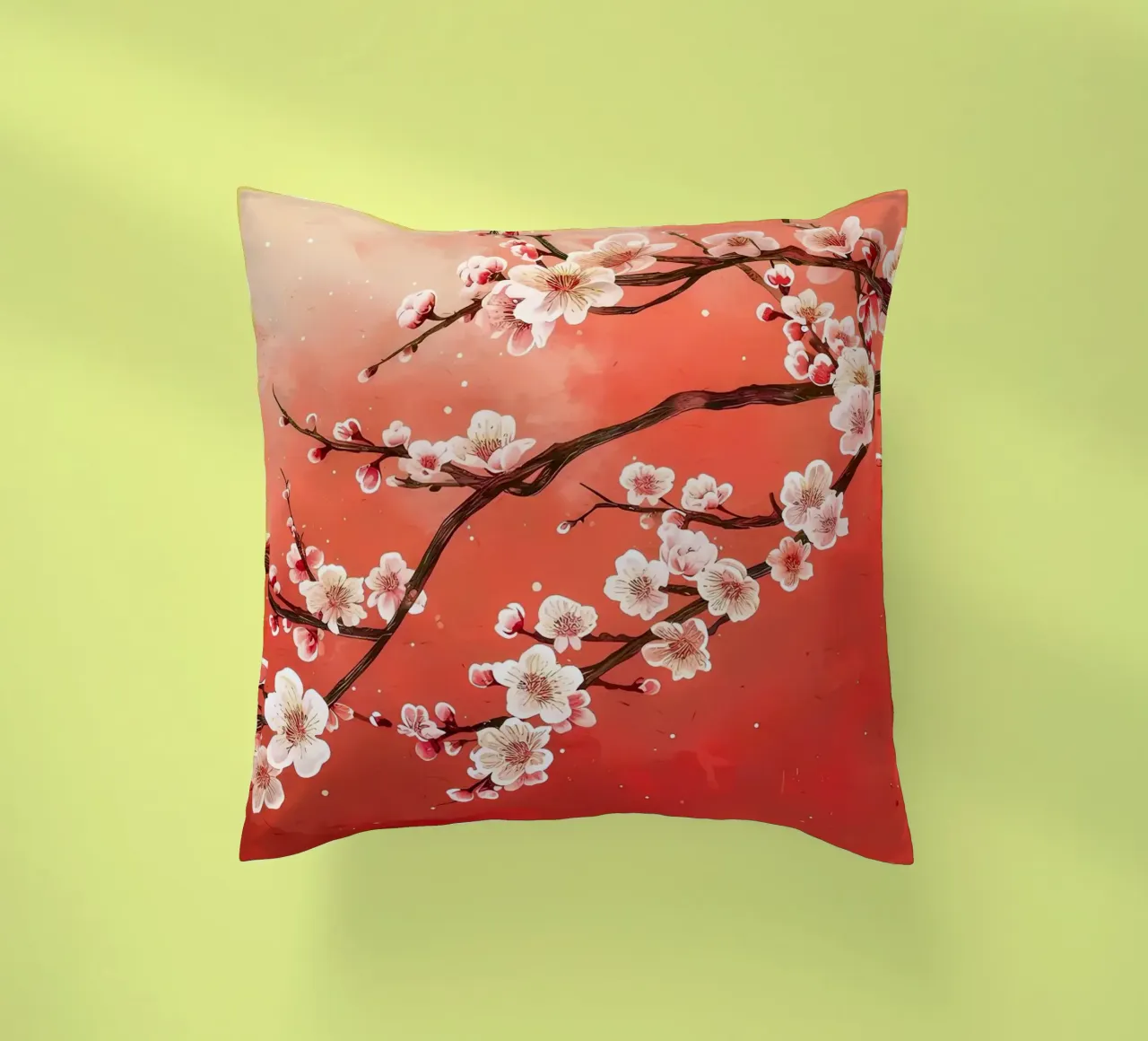 ciliegio in fiore in Giappone cuscino da Rebecca Clark Wyrick