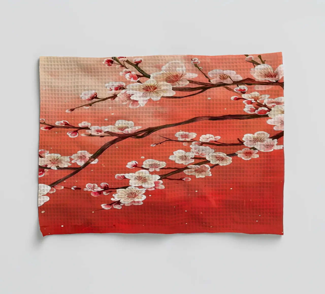 ciliegio in fiore in Giappone canovaccio da cucina da Rebecca Clark Wyrick