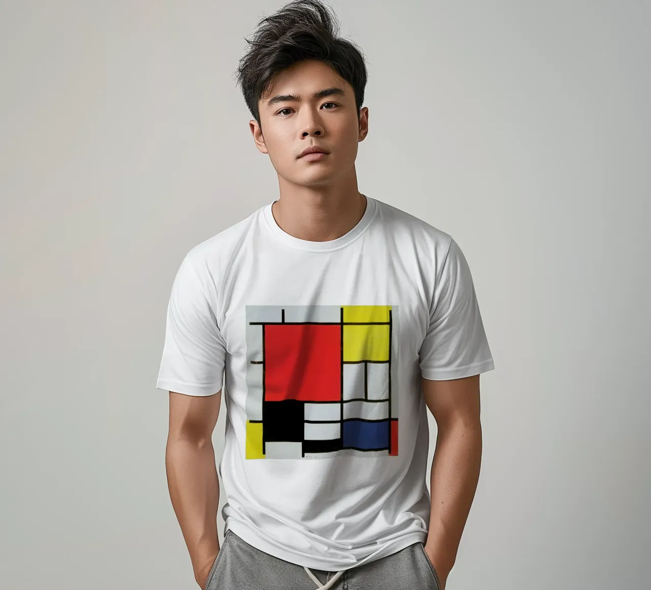 Mondrian - Composition with Red, Yellow, Blue and Black t-shirt by ARTOTHEK