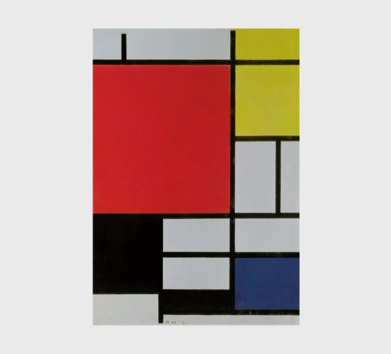 Mondrian - Composition with Red, Yellow, Blue and Black notebook by ARTOTHEK
