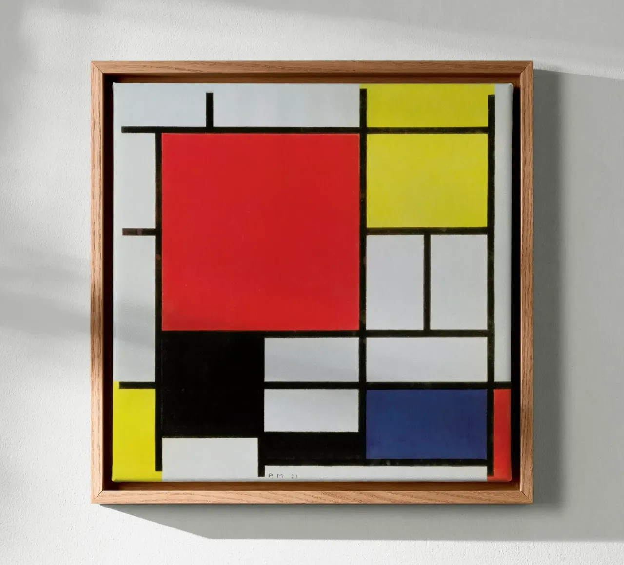 Mondrian - Composition with Red, Yellow, Blue and Black canvas by ARTOTHEK