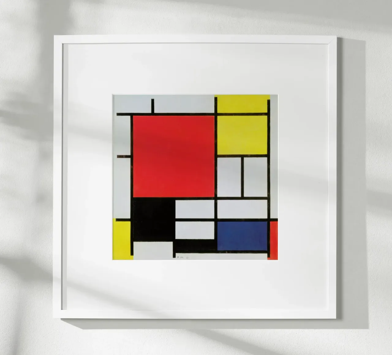 Mondrian - Composition with Red, Yellow, Blue and Black hahnemühle by ARTOTHEK