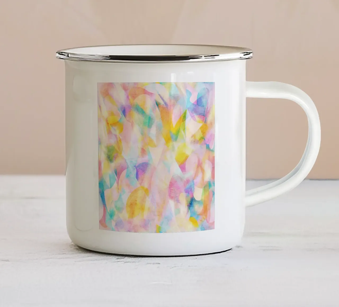 Dreamy Abstract tazza in smalto da lovely lines