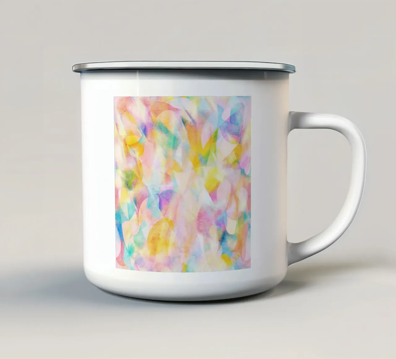 Dreamy Abstract tazza in smalto da lovely lines